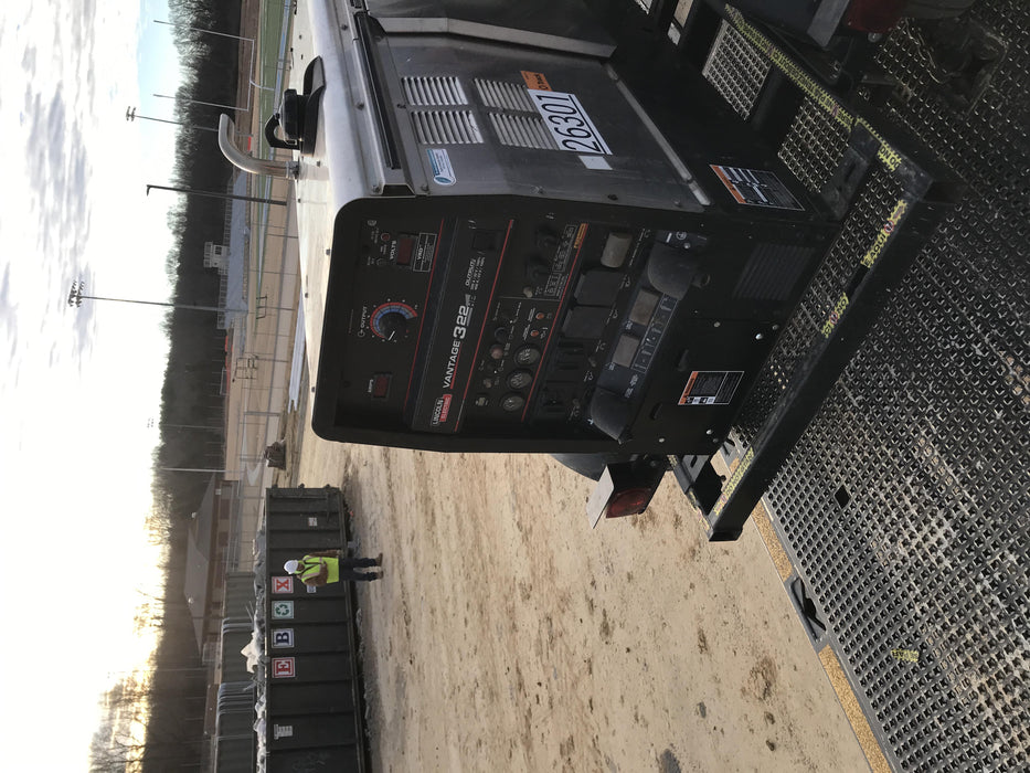 2019 Lincoln Electric Vantage 322 Lincoln Vantage 322 Welder w/Trailer, Light Kit, Cable Rack