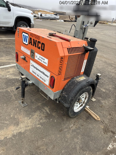 2024 Wanco WLTT-4MM4K Diesel, Deep Sea Controller, Shore Power Plug, Auto Start, (4) 350W LED Floodlights, 4kW Generator, 60 Gal Fuel Tank, 2" Ball, T3
