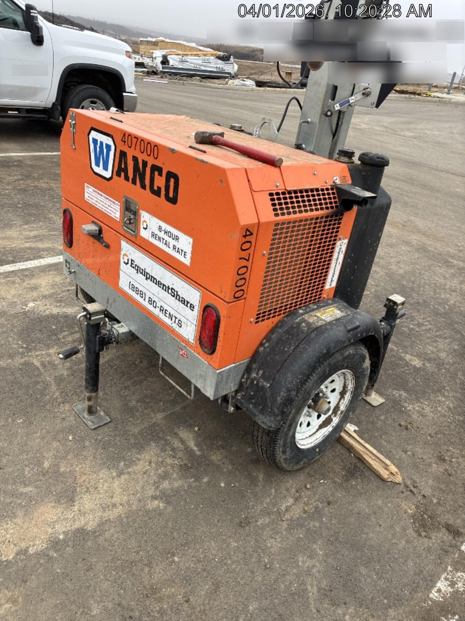 2024 Wanco WLTT-4MM4K Diesel, Deep Sea Controller, Shore Power Plug, Auto Start, (4) 350W LED Floodlights, 4kW Generator, 60 Gal Fuel Tank, 2" Ball, T3