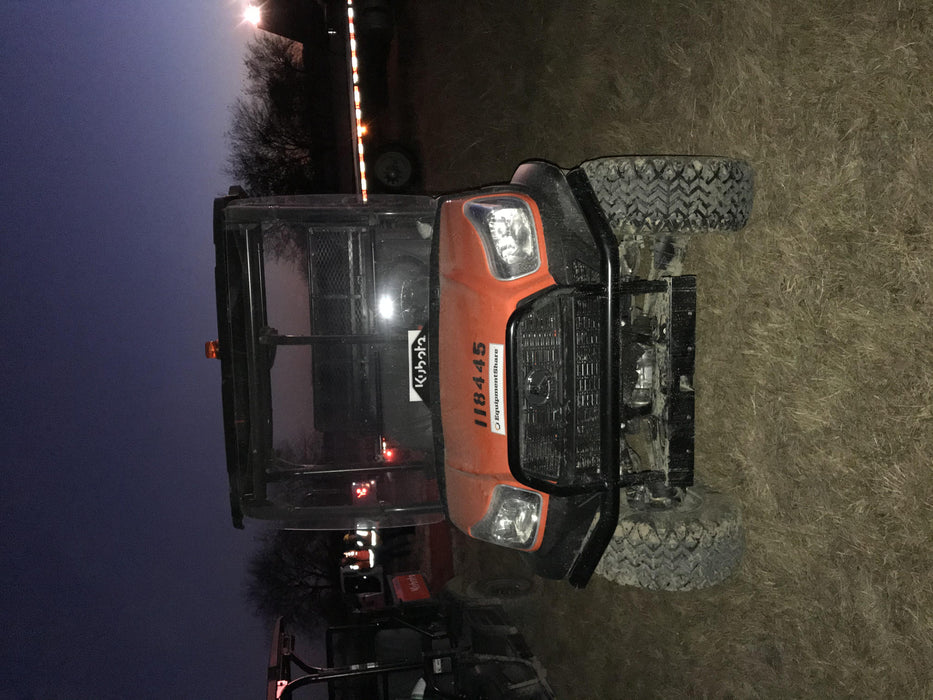 2020 Kubota RTV-X1140W-H 4WD, LED Strobe, Windshield Acrylic Clear, Plastic Canopy, LED Strobe Light, Wire Harness Kit, Backup Alarm
