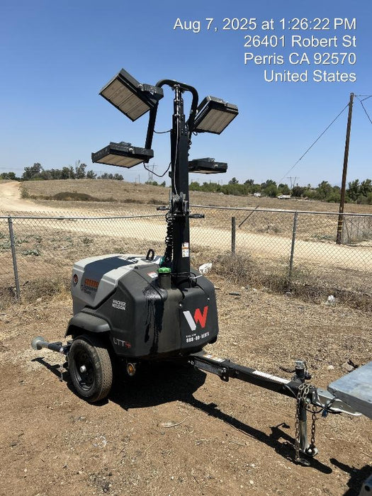 2024 Wacker Neuson LTT4 Diesel, Kohler KDW702, Deep Sea Controller, Auto Start, LED 320W, Bypass Outlet, T3