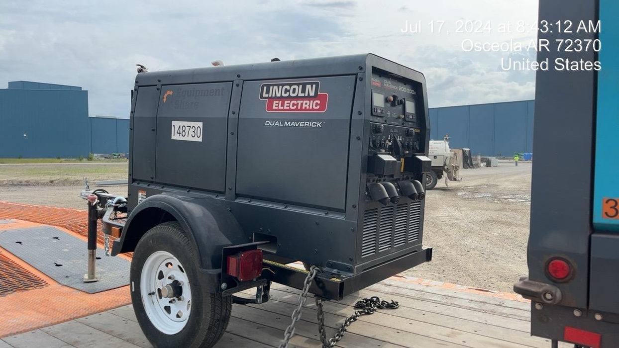 2021 Lincoln Electric Dual Maverick 200/200X Ready Pak 3 (includes trailer, cable rack, fender light kit)