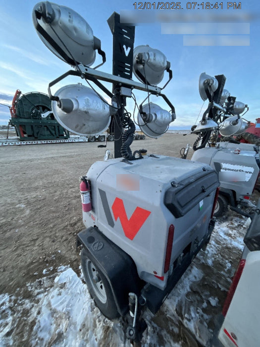 2019 Wacker Neuson LTV6L-MH Mobile Light Tower w/Fuel Level Sensor Installed