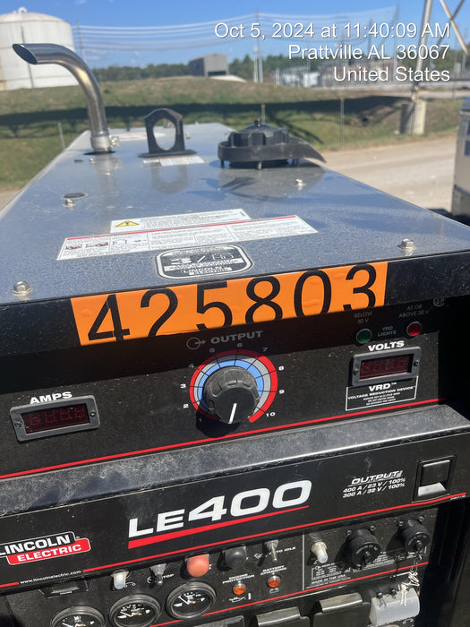 2024 Lincoln Electric LE400 Kubota V1505, Trlr, Cable Rack, Light Kit, ES Decals, T3