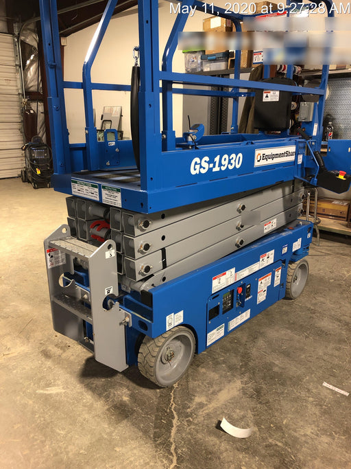 2020 Genie GS-1930 Fixed rails with chain entry gate - Pre A92.20