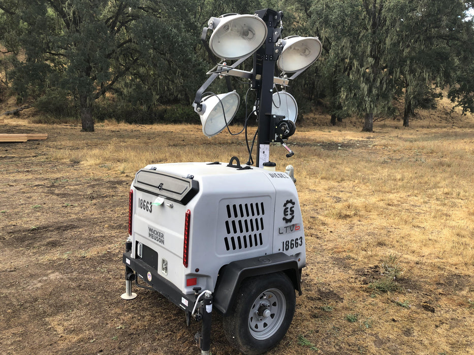 2018 Wacker Neuson LTV6L-MH Wacker Neuson LTV6L Mobile Light Tower w/Fuel Level Sensor Installed