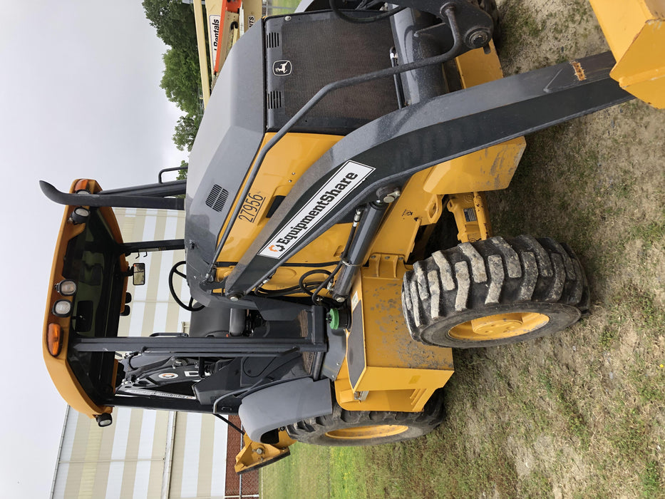 2019 John Deere 310LEP 4wd, Canopy, Standard dipper, ISO, Rear Auxiliary Hydraulics, Manual QC 12”, 18”, and 24” buckets