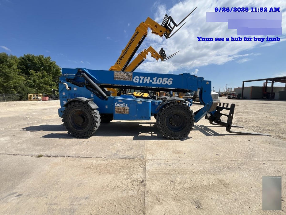 2017 Genie GTH-1056 Genie GTH1056, Solid Tires, 60" carriage, Light Kit, Open ROPS