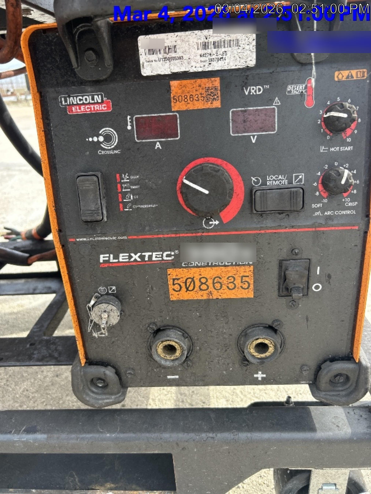 2025 LINCOLN ELECTRIC FLEXTEC 350X