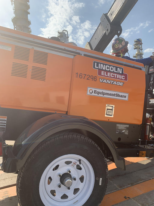 2021 Lincoln Electric Vantage 322 Vantage 322 Ready Pak 3 w/ Decals, ORANGE (includes trailer, cable rack, fender light kit) NO Telematics