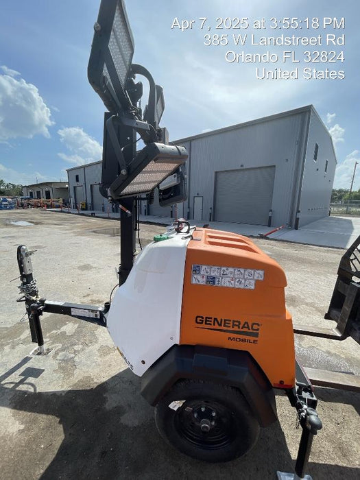 2025 Generac MLTS-4 Diesel, Mitsubishi L2E, 7.1 hp @1800 rpm, Flex Switch 120V Input, Powerzone Controller, (4) 320W LED Lights, 4kW Generator, 39.9 Gal Fuel Tank, 2" Ball, T3, ES Decals