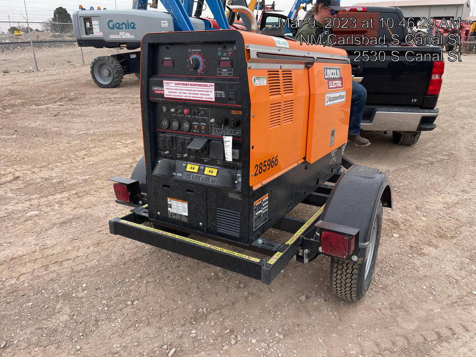 2022 Lincoln Electric LE400 Kubota V1505, Trlr, Cable Rack, Light Kit, ES Decals, T3