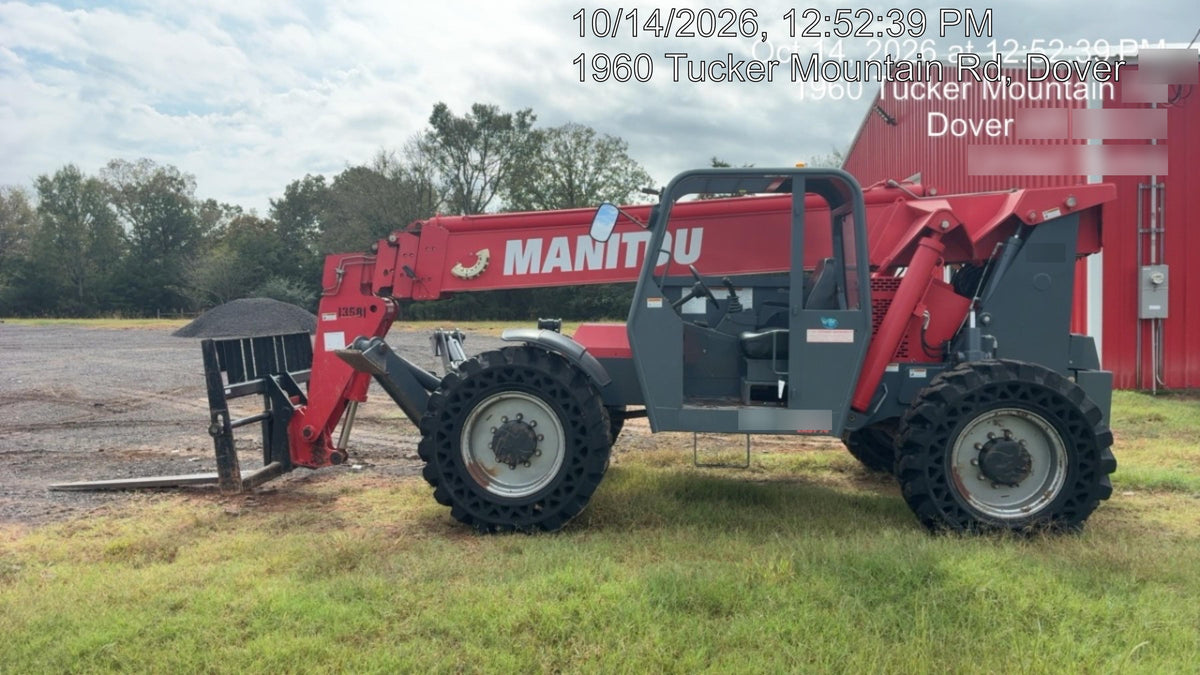 2018 Manitou MTA10055 MTA10055 - 74 HP T4, Canopy, Worklights/Strobe, Beacon, 66" Carriage, 60" Forks, Solid Tires, Lift Hook, Aux Hydraulics
