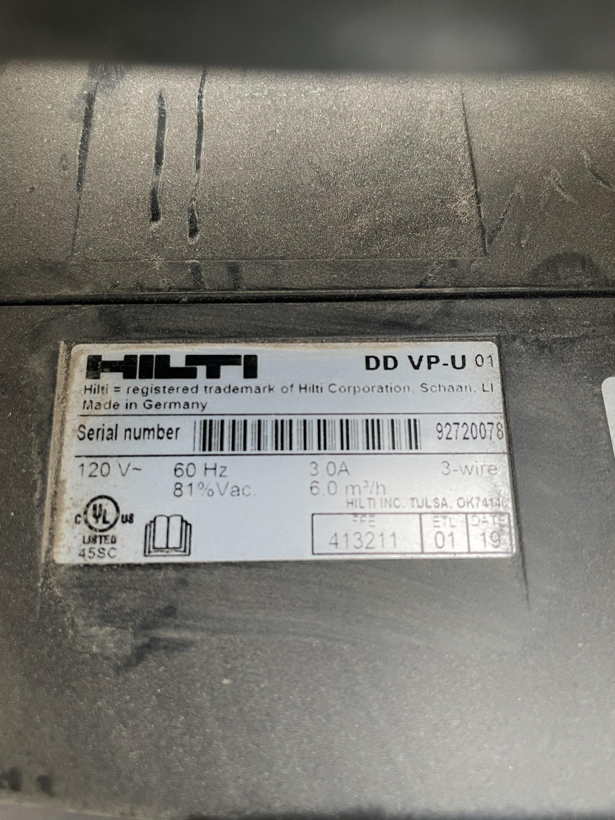 2019 HILTI DD 150-U