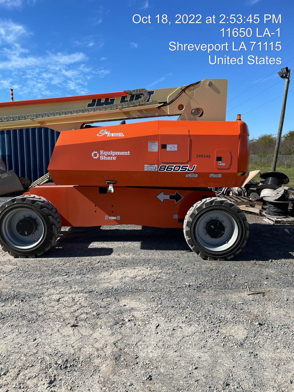 2022 JLG 860SJ