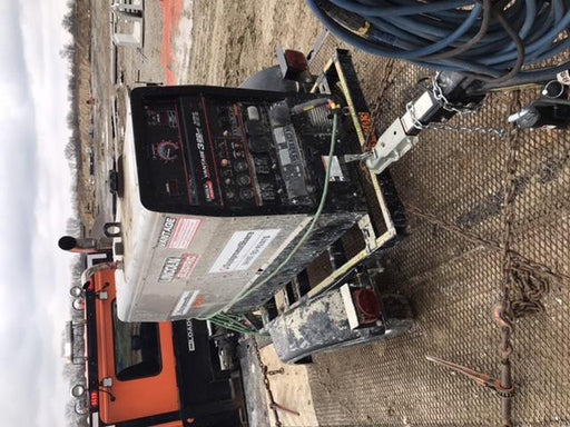 2019 Lincoln Electric Vantage 322 Welder Ready-Pak 3, Two wheel trailer, Fender and Light kit, Cable Rack