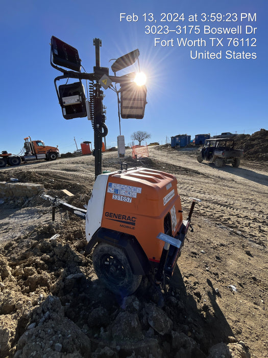 2023 Generac MLT2 Diesel, Flex Switch 120V Input, Powerzone Controller, (4) 320W LED Lights, 4kW Generator, 39.9 Gal Fuel Tank, 2" Ball, T3