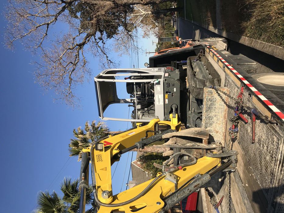 Wacker Neuson EZ53 Open ROPS, Rubber Tracks, Long Dipperstick, T4, Bucket