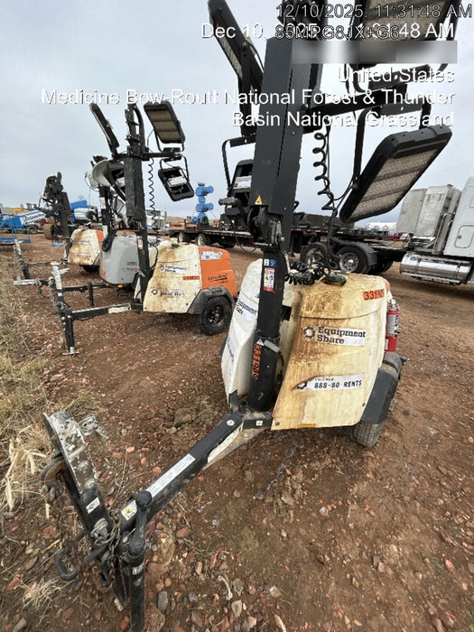 2023 Generac MLT2 Diesel, Flex Switch 120V Input, Powerzone Controller, (4) 320W LED Lights, 4kW Generator, 39.9 Gal Fuel Tank, 2" Ball, T3