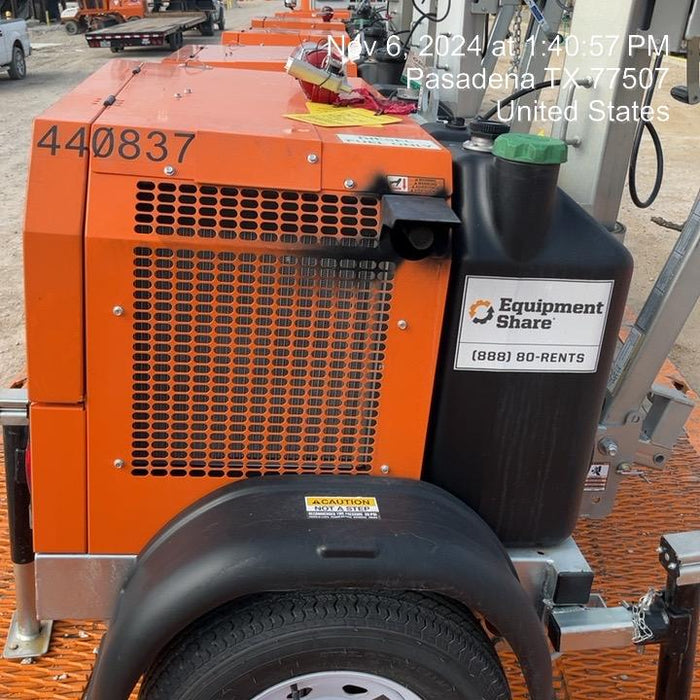 2024 Wanco WLTT-4MM4K Diesel, Deep Sea Controller, Shore Power Plug, Auto Start, (4) 350W LED Floodlights, 4kW Generator, 60 Gal Fuel Tank, 2" Ball, T3