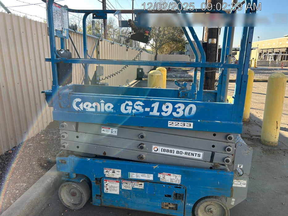 2016 Genie GS-1930 Genie GS1930 Scissor Lift