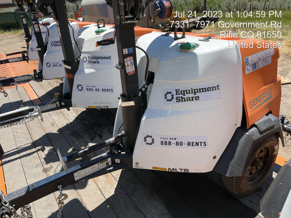 2023 Generac MLT2 Diesel, Flex Switch 120V Input, Powerzone Controller, (4) 320W LED Lights, 4kW Generator, 39.9 Gal Fuel Tank, 2" Ball, T3