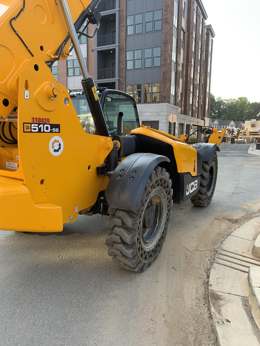 2020 JCB 510-56 Cab/Heat/Air, Solid Tires, Work Lights, Beacon, Aux Hydraulics, Back up Alarm, Lifting Eye, ES Decals