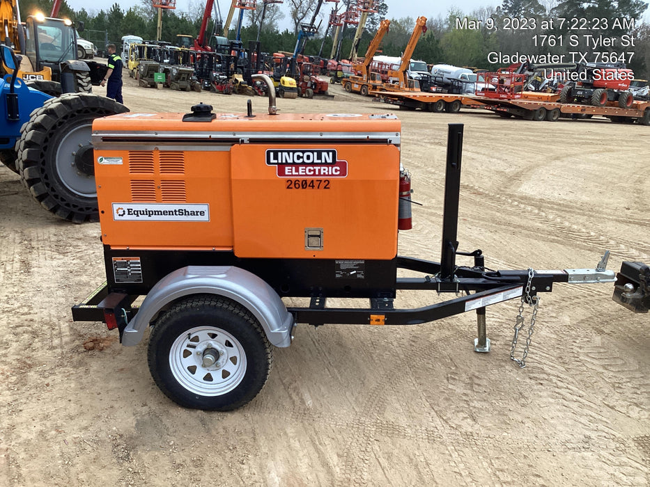 2022 Lincoln Electric LE400 Kubota V1505, Trlr, Cable Rack, Light Kit, ES Decals, T3