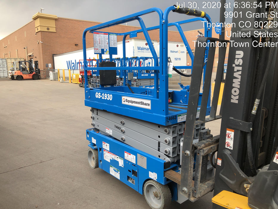 2020 Genie GS-1930 Fixed rails with chain entry gate - Pre A92.20