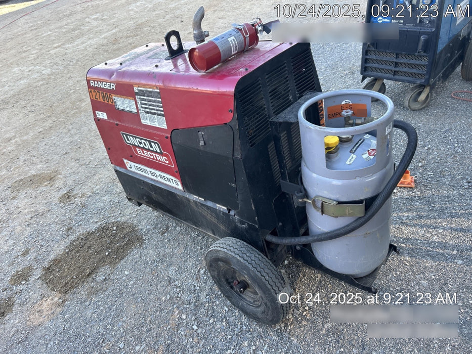2021 Lincoln Electric Ranger 305 LPG K3430-1, Ranger 305 LPG, Undercarriage, Tank Holder & Strap, 10kw AC Gen, 25hp Kohler LPG Eng
