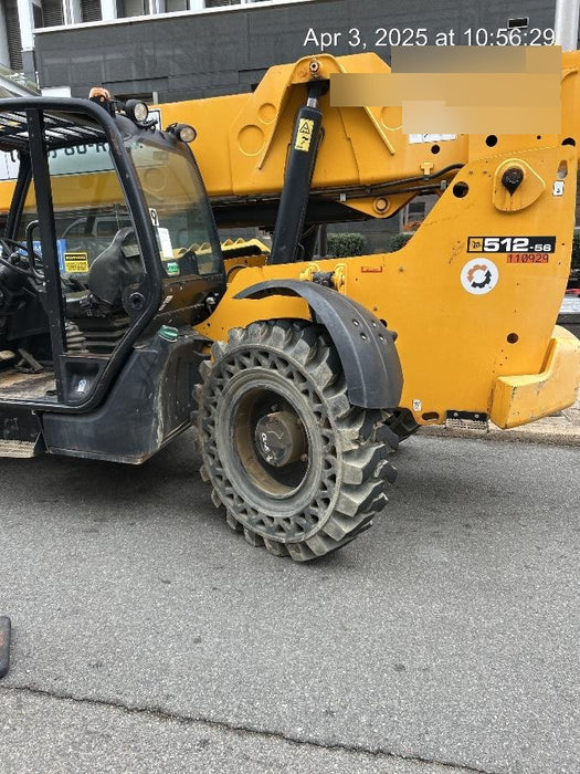 2020 JCB 512-56 Canopy, 74Hp, Solid Tires, Work Lights, Beacon, Aux Hydraulics, Back up Alarm, Lifting Eye, ES Decals