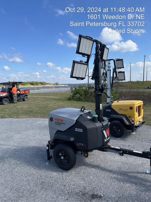 2024 Wacker Neuson LTT4 Diesel, Kohler KDW702, Deep Sea Controller, Auto Start, LED 320W, Bypass Outlet, T3