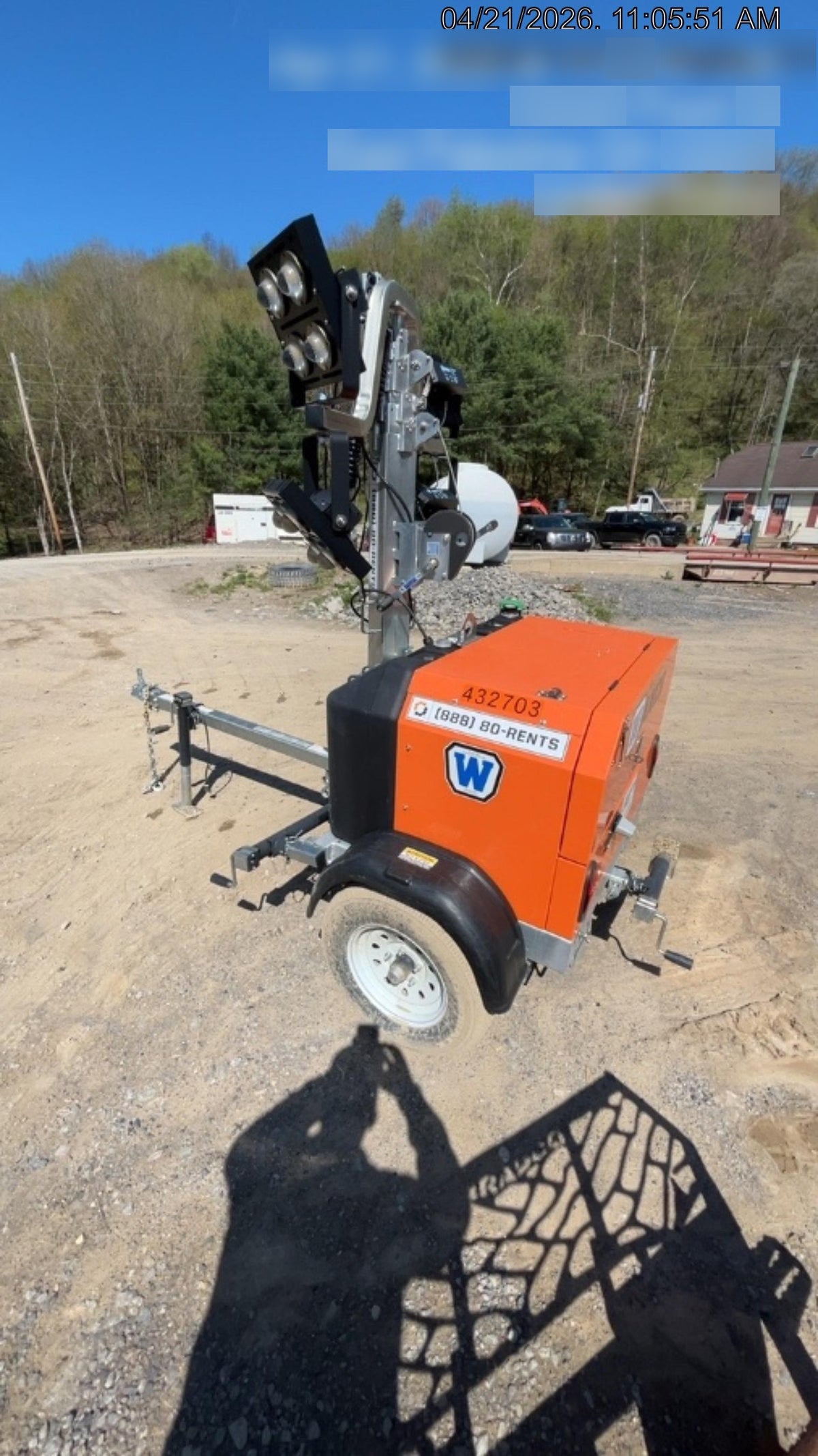 2024 Wanco WLTT-4MM4K Diesel, Deep Sea Controller, Shore Power Plug, Auto Start, (4) 350W LED Floodlights, 4kW Generator, 60 Gal Fuel Tank, 2" Ball, T3