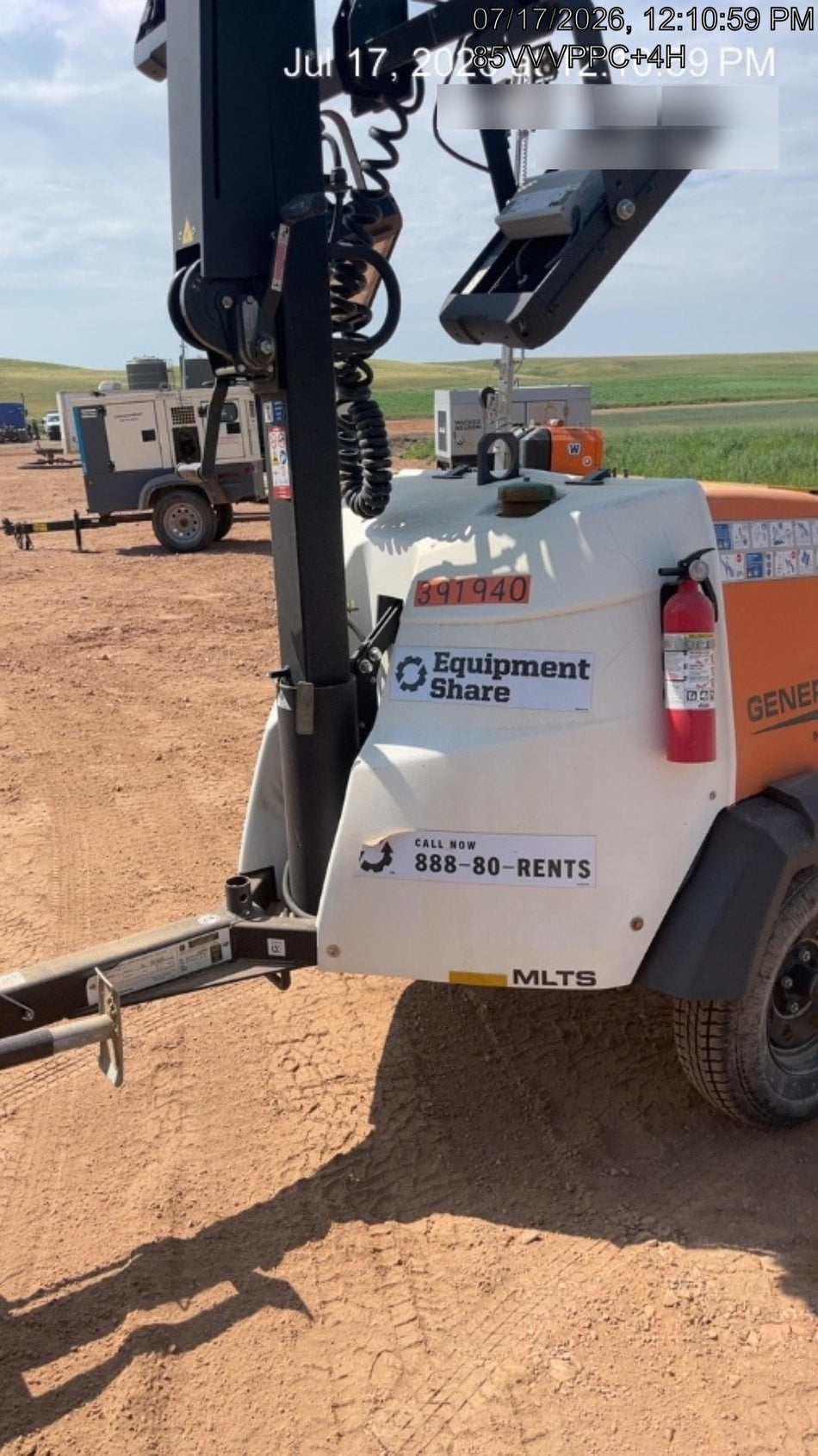 2024 Generac MLT2 Diesel, Flex Switch 120V Input, Powerzone Controller, 
(4) 320W LED Lights, 4kW Generator, 39.9 Gal Fuel Tank, 2" Ball, T3