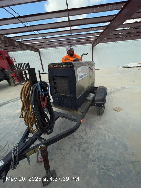 2018 Lincoln Electric Vantage 322 Lincoln Vantage 322 Welder Ready Pak 3 - Vantage 322, Trailer, Fender and light kit, Cable rack