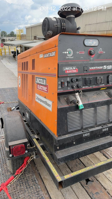 2021 Lincoln Electric Vantage 549X Ready Pak 3, ORANGE (includes trailer, cable rack, fender light kit)