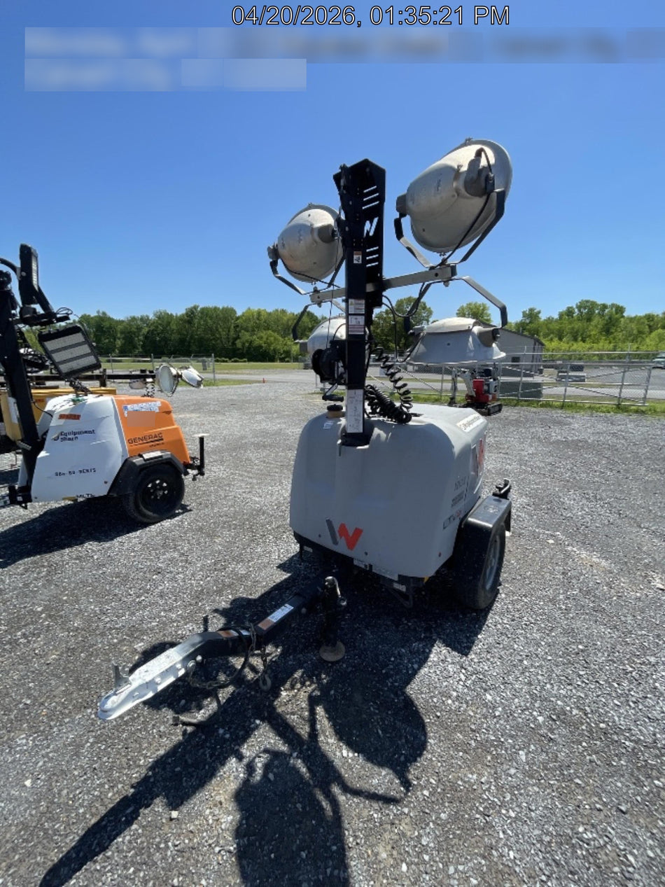 2018 Wacker Neuson LTV6L-MH Wacker Neuson LTV6L Mobile Light Tower w/Fuel Level Sensor Installed
