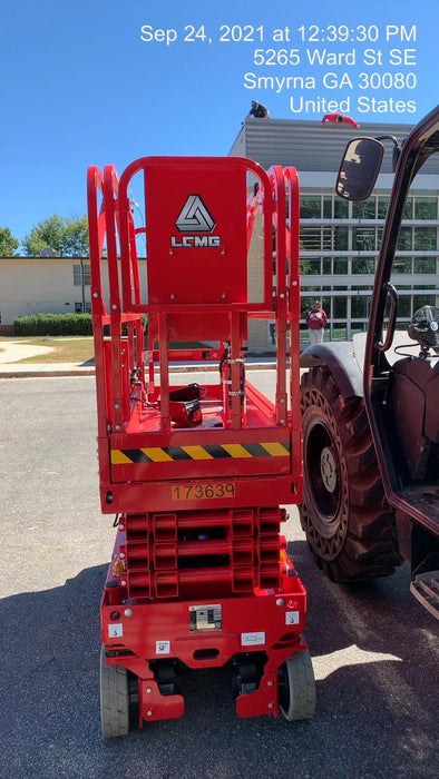 2021 Lgmg AS1932E Electric Drive, Solid Non Marking Tires, Dual Beacons