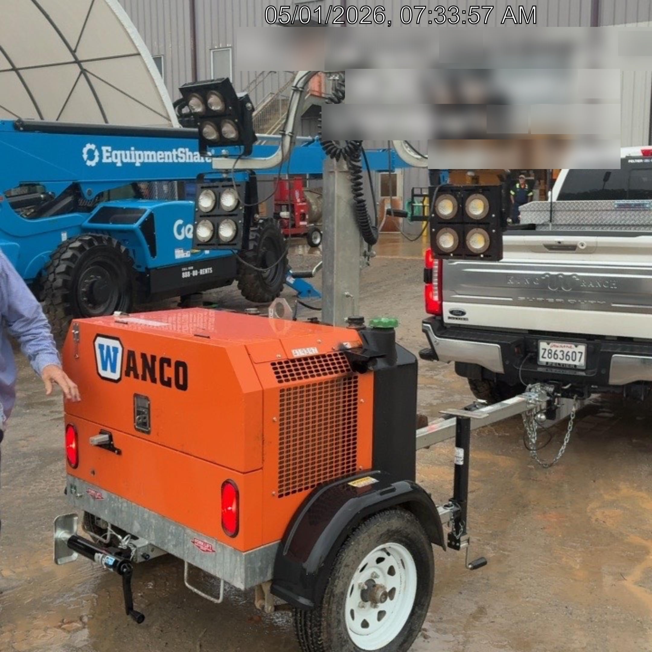 2024 Wanco WLTT-4MM4K Diesel, Deep Sea Controller, Shore Power Plug, Auto Start, (4) 350W LED Floodlights, 4kW Generator, 60 Gal Fuel Tank, 2" Ball, T3