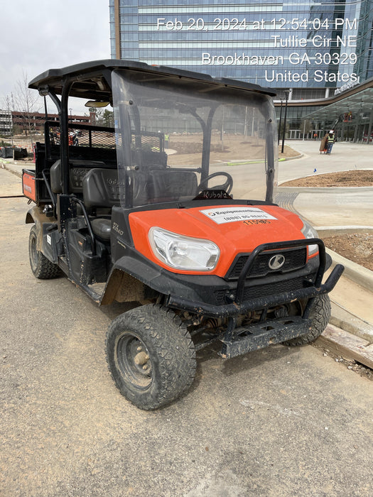 2020 Kubota RTV-X1140W-H 4WD, LED Strobe, Windshield Acrylic Clear, Plastic Canopy, Wire Harness Kit, Backup Alarm