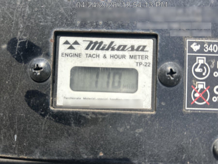 2023 Multiquip MV308GH Honda GX270, 18" Plate, Tachometer