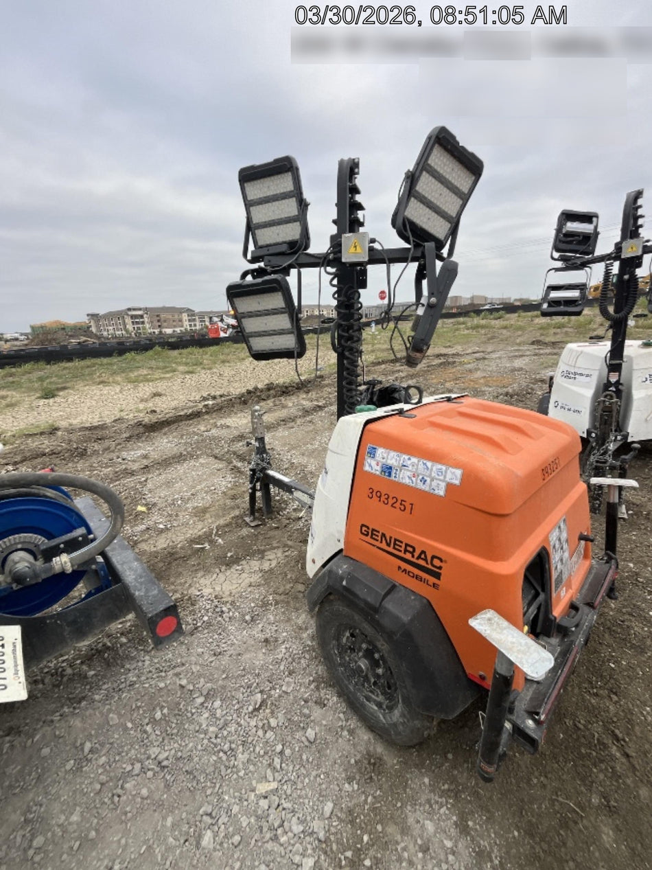 2024 Generac MLT2 Diesel, Flex Switch 120V Input, Powerzone Controller, 
(4) 320W LED Lights, 4kW Generator, 39.9 Gal Fuel Tank, 2" Ball, T3