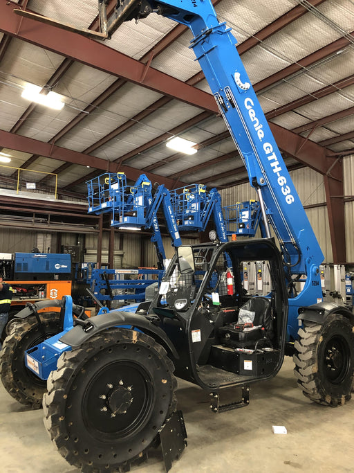 2017 Genie GTH-636 Genie GTH636, Solid RT Tires, T4F, worklights (LED, rear), Open ROPS