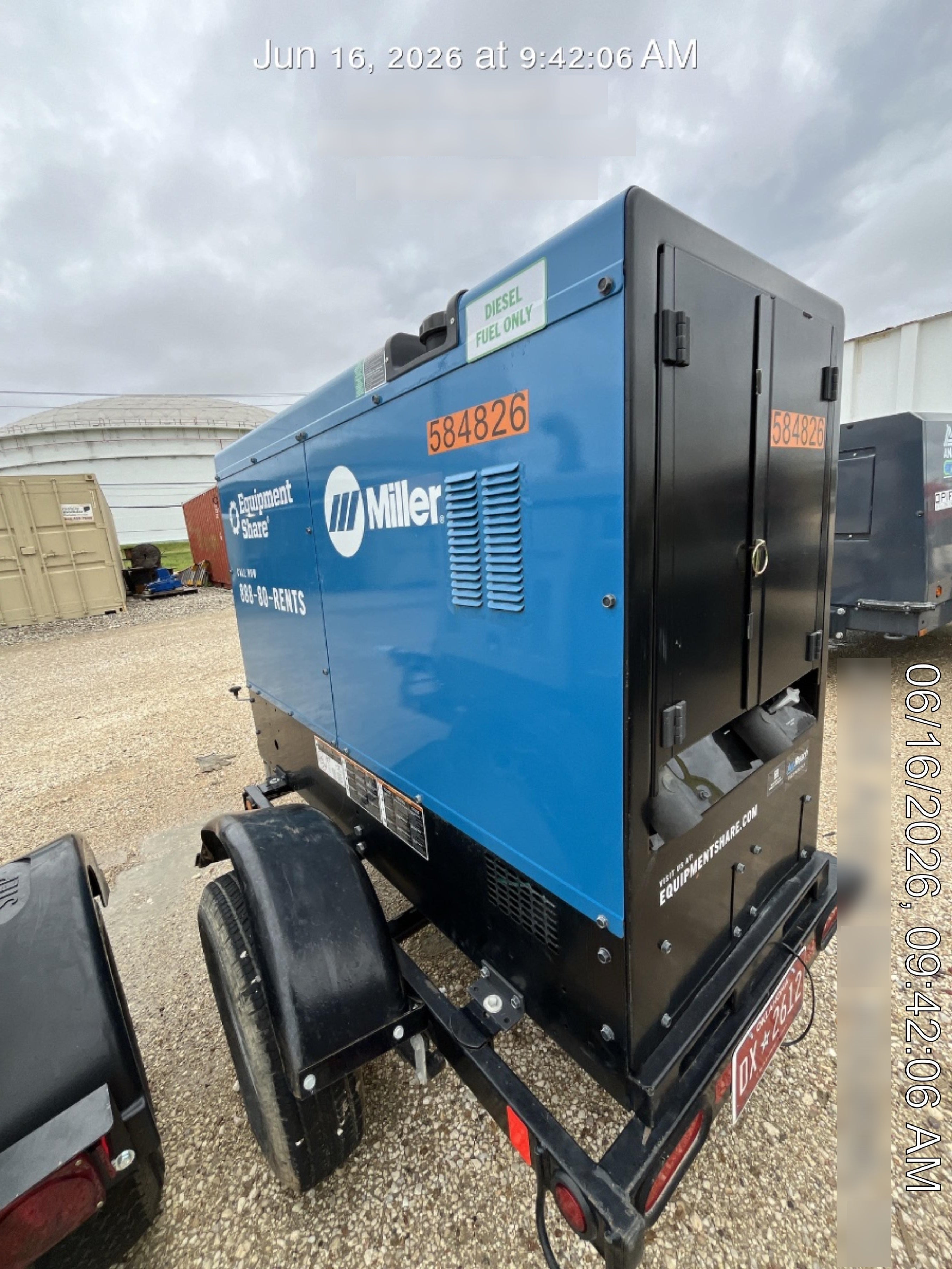 2025 MILLER ELECTRIC BIG BLUE 500