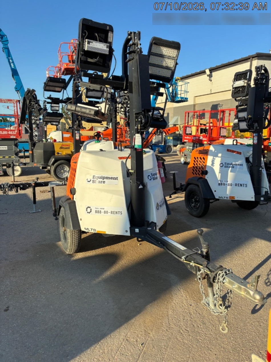 2024 Generac MLT2 Diesel, Flex Switch 120V Input, Powerzone Controller, 
(4) 320W LED Lights, 4kW Generator, 39.9 Gal Fuel Tank, 2" Ball, T3