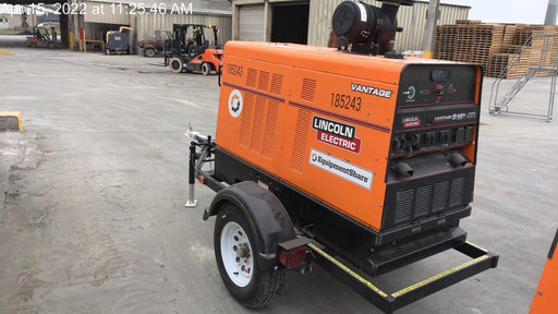 2021 Lincoln Electric Vantage 549X Ready Pak 3, ORANGE (includes trailer, cable rack, fender light kit)