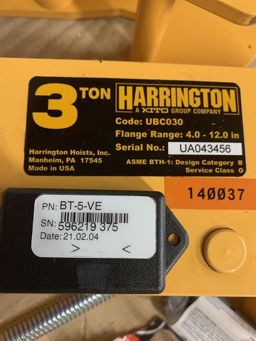 2021 HARRINGTON UBC030