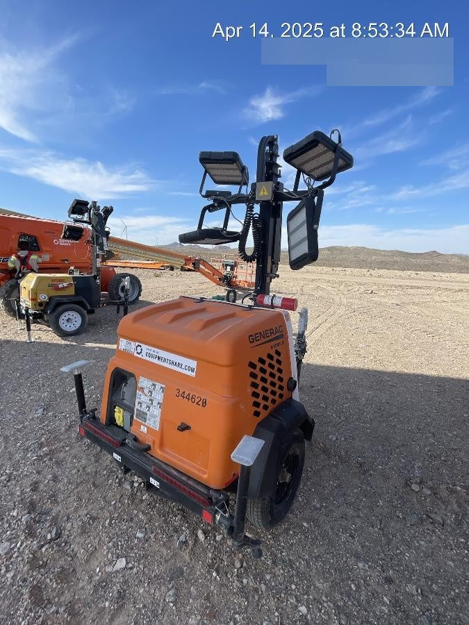 2023 Generac MLT2 Diesel, Flex Switch 120V Input, Powerzone Controller, (4) 320W LED Lights, 4kW Generator, 39.9 Gal Fuel Tank, 2" Ball, T3