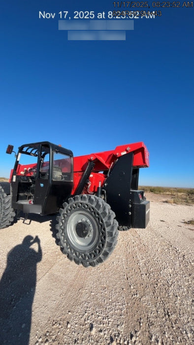 2019 Manitou MTA12042 Canopy, 120 HP , Solid Tires, Work Lights, Lift Hook, Auxiliary Hydraulics 66" Carriage and 60" Forks
