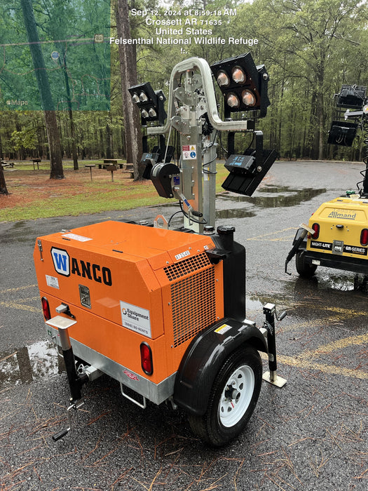2024 Wanco WLTT-4MM4K Diesel, Deep Sea Controller, Shore Power Plug, Auto Start, (4) 350W LED Floodlights, 4kW Generator, 60 Gal Fuel Tank, 2" Ball, T3